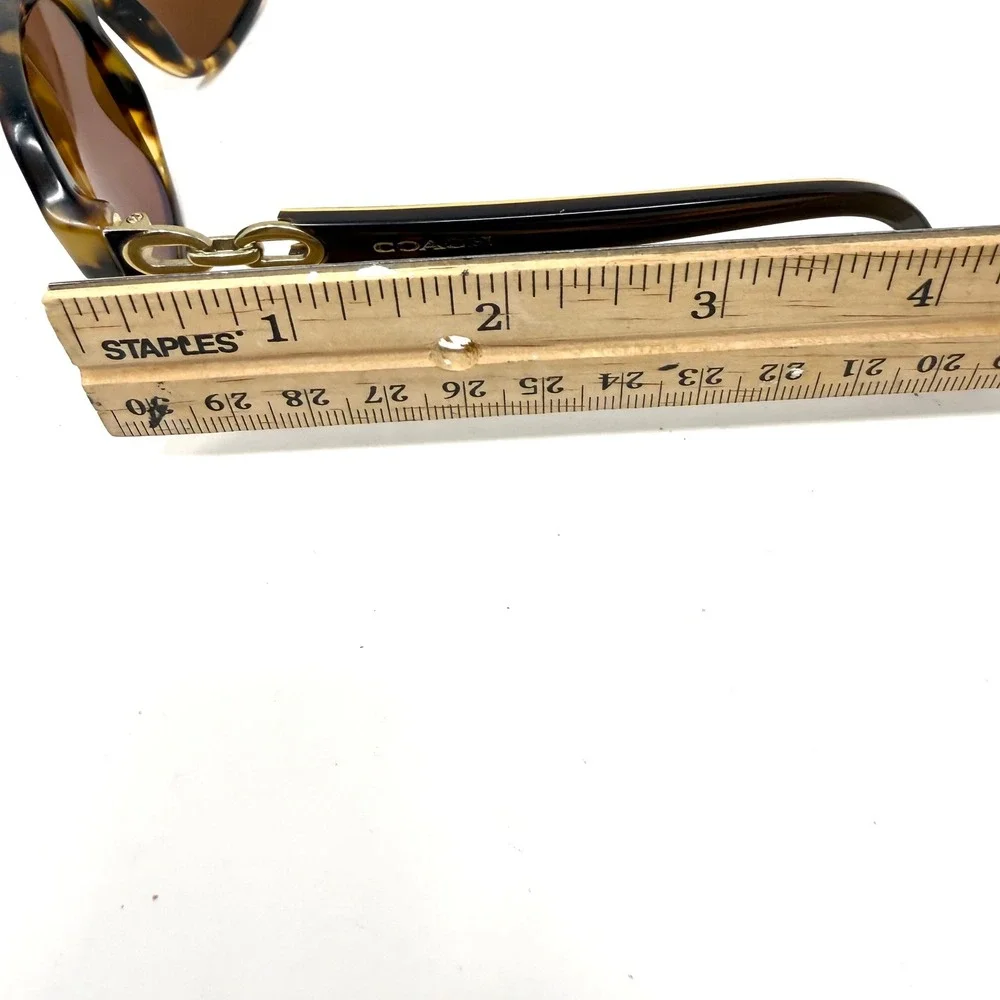 Coach Sunglasses FRAME ONLY HC 8104 L081 Ashley Spotty Tortoise 57-17-135mm